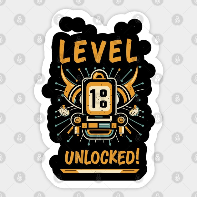 Level 18 unlocked in Demon Style Sticker by XYDstore